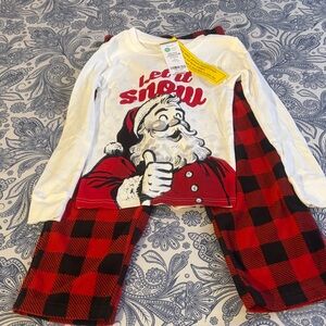 Carter's Santa Pajama Set - Red and White